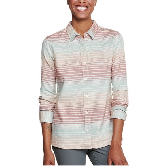 BOGO! Toad&Co ‘Lightfoot’ organic flannel shirt - Picture 3 of 7